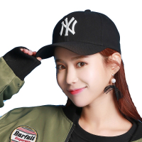MLB 棒球帽NY洋基队 微檐男女鸭舌帽嘻哈遮阳帽 32CP07711-50L-2