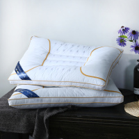 南极人(NanJiren)家纺 全棉绗绣磁石护颈保健枕头枕芯单只 床上用品单人护颈枕一只