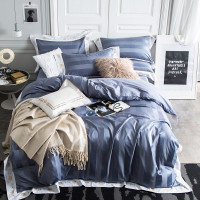 南极人(NanJiren)家纺 贡缎提花丝棉轻奢全棉四件套纯棉床品套件 床上用品被套床单