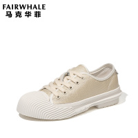 马克华菲女款板鞋2019秋款女单鞋女休闲鞋鞋子休闲女鞋低跟女鞋女士休闲鞋