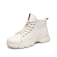 马克华菲女款靴子女靴短靴粗跟女鞋高帮女鞋女士靴子女靴秋冬女鞋