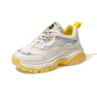 马克华菲女士老爹鞋女休闲鞋女运动鞋女士休闲鞋网面透气女鞋厚底鞋子女鞋