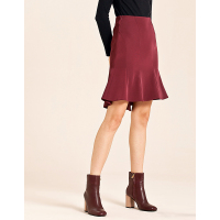 Moonbasa/梦芭莎 浪漫优雅分割线装饰鱼尾半裙