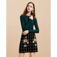 Moonbasa/梦芭莎 时尚基础百搭套头毛衣