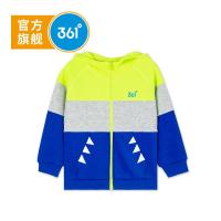 361度童装男小童外套秋季儿童开衫衣服运动上衣
