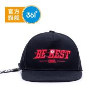 361度儿童帽子秋季男女童棒球帽帽黑色
