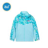 361度童装女童梭织加厚外套中大童年秋季