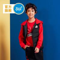 361度男童装男中大童羽绒马甲外套冬季