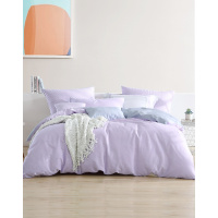 梦洁家纺 觅/MEE出品纯棉印花四件套 素色ins风舒适柔软全棉套件蜜茶香芋