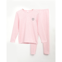 红豆居家(Hodohome)女童B类棉氨红豆绒内衣中大童内衣系列女孩秋衣秋裤套装