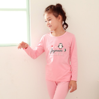 红豆居家(Hodohome)女童B类棉氨中大童内衣系列女孩秋衣秋裤套装宝宝薄款保暖内衣套装