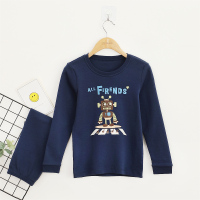 红豆居家(Hodohome)中大童内衣系列男童女童全棉A类印花紧密赛络纺儿童保暖内衣套装