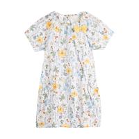 红豆居家(Hodohome)夏季儿童家居裙女童薄款全棉印花短袖睡裙