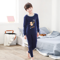 红豆居家2019新款男童纯棉内衣秋衣秋裤套装中大童男孩保暖内衣卡通家居服睡衣