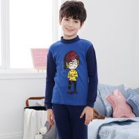红豆居家2019新款男童儿童纯棉内衣秋衣秋裤套装全棉保暖内衣卡通家居服睡衣