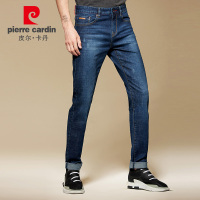 皮尔卡丹男直筒修身弹力休闲新款男士长裤子203743