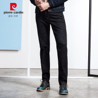 皮尔卡丹牛仔裤男 2018秋冬新款男装中青年男士修身中腰直筒长裤休闲裤 203685