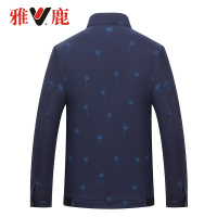 yaloo/雅鹿夹克男立领2018春新款商务中青年上衣夹克衫男装褂子