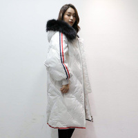 yaloo/雅鹿冬装新款羽绒服女中长款修身显瘦保暖羽绒外套