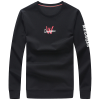 yaloo/雅鹿长袖T恤男圆领打底衫2019新款春季韩版男士卫衣男装