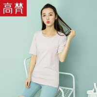 高梵2018夏季新品时尚休闲百搭短袖T恤衫基础简约短袖