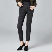 高梵(GOLDFARM)女款冬季加厚修身保暖长款打底外穿裤子女士羽绒裤