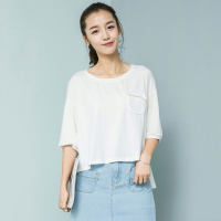 高梵女式韩版宽松七分袖T恤