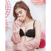 婷美迷幻伊人厚杯集中上托性感深V调整型文胸DW8073