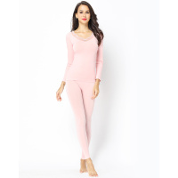 婷美遐想蕾丝圆领性感显瘦舒适美体保暖套装DE7710