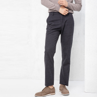 鄂尔多斯ERDOS 春夏直筒百搭简洁男士休闲裤