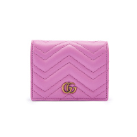 GUCCI/古驰 GG Marmont系列衍缝短款钱包 其他443125