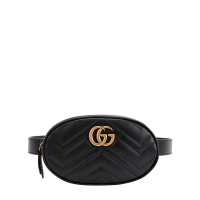 GUCCI/古驰 女士GG Marmont系列绗缝皮革腰包476434