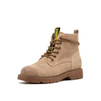 ST&SAT/星期六磨砂皮低平跟马丁短靴女靴SS93116315