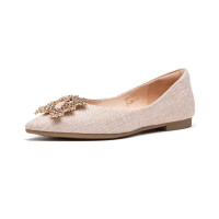 St&Sat/星期六平底单鞋休闲尖头浅口女鞋SS11111112