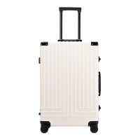 时尚铝框拉杆箱国际通用海关锁行李箱防刮编织纹旅行箱GD850929 29寸