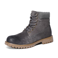 马丁靴男短靴秋冬季中帮靴子男高帮工装皮靴秋季英伦马丁鞋子