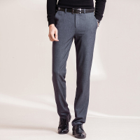 蒙蒂埃莫都市风尚偏商务微弹常规版男士休闲裤