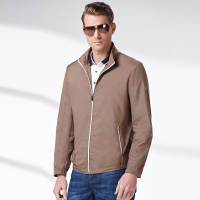 蒙蒂埃莫(monteamor)卡其色轻便易打理无里布夹克