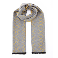 蒙蒂埃莫(monteamor)潮流新风尚竹纤维格纹提花男士围巾