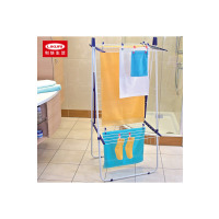 利快Leifheit德国进口可折叠晾衣架三层塔形纵向置地浴室晒衣架