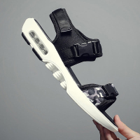 华伦世家(Valln Family)简约二层牛皮（除牛反绒）简约休闲沙滩鞋露趾凉鞋18年新款男鞋