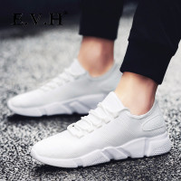 春季新款男鞋学生板鞋韩版潮休闲鞋飞织透气耐磨运动跑步鞋