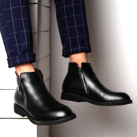 男鞋棉靴高帮男士加绒马丁靴潮流雪地冬季保暖棉靴短靴男