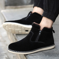 冬季加绒保暖休闲棉靴男 百搭雪地靴时装靴