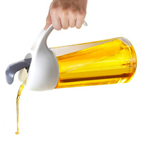 邦禾玻璃油壶防漏油瓶酱油醋罐家用厨房用品装香调味料大小号带盖