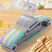 灵孜格防滑衣架 塑料挂衣架 干湿两用晾衣架无痕衣服架衣挂 晒衣架