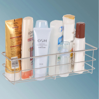 单爱 - 浴室不锈钢吸盘置物架 卫生间壁挂 卫浴厕所盆架 厨房收纳架