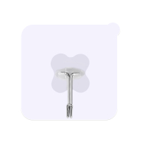 灵孜格免打孔粘钩 挂钩强力粘胶贴墙壁挂吸盘厨房挂勾门后无痕粘贴