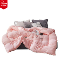 北极绒 被子纯色冬被加厚保暖秋冬季被芯双人单人冬天被褥