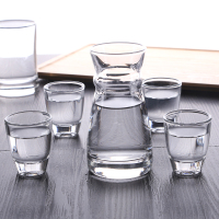 法国弓箭 乐美雅 烈酒金杯30ml 50ml 优质玻璃白酒杯小酒6只套装白酒杯